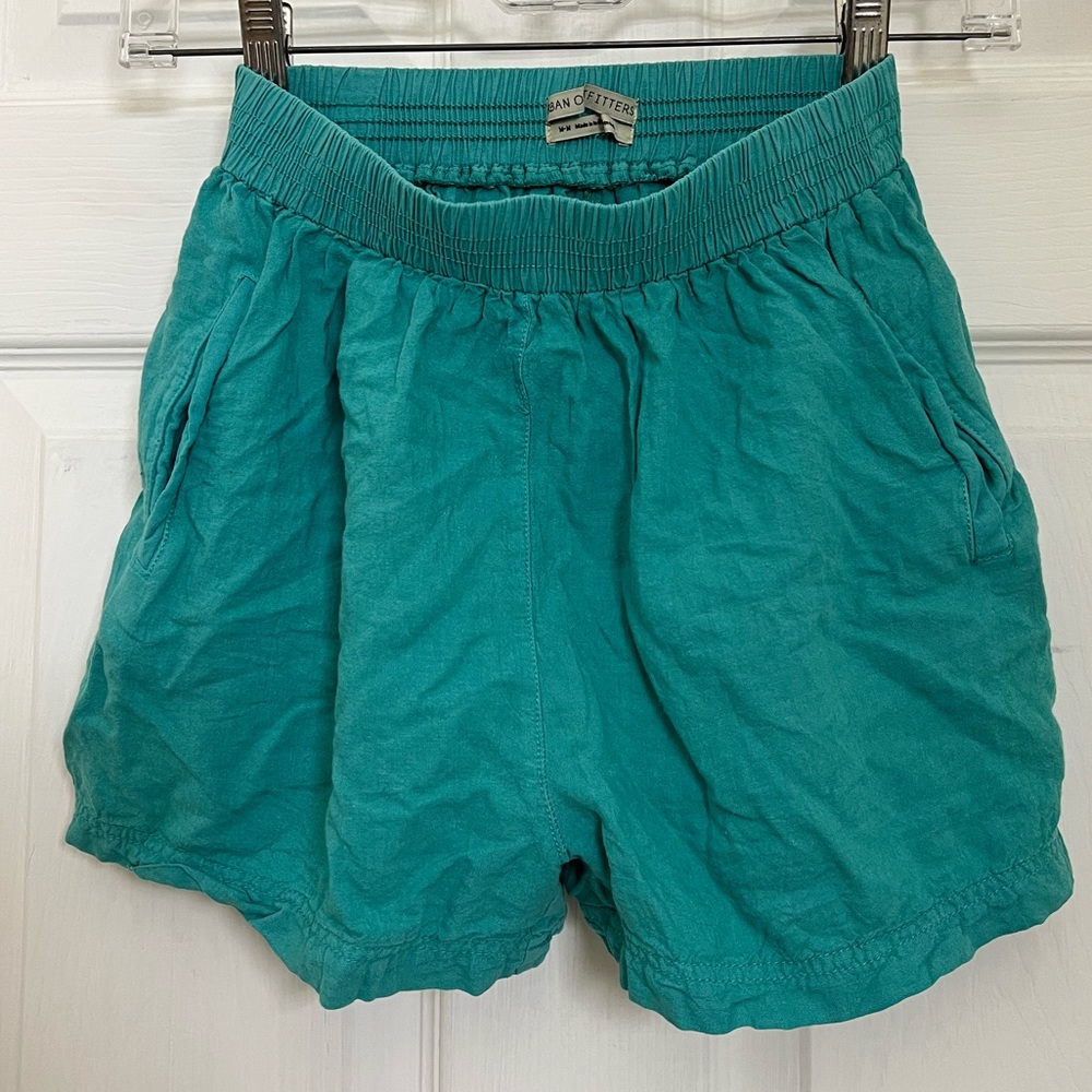 Urban Outfitters Teal High Waist Shorts